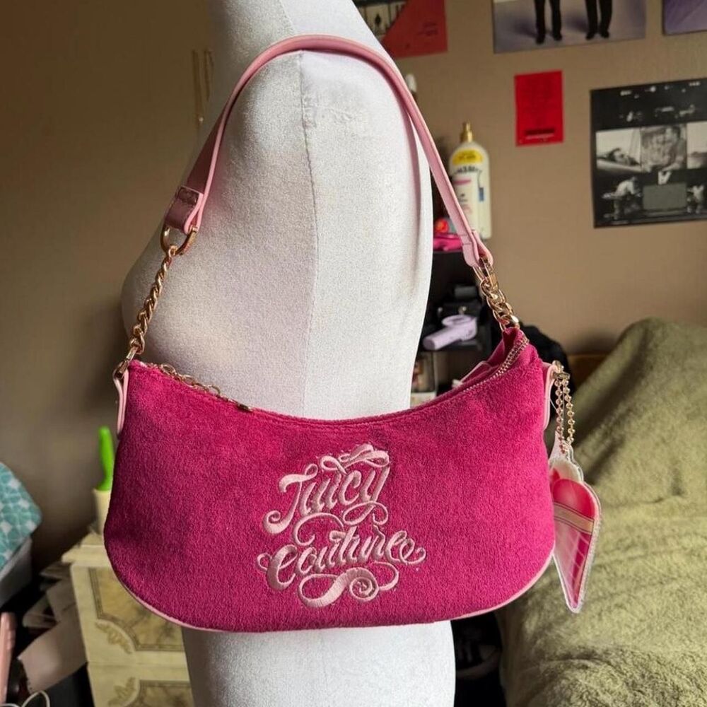 y2k juicy couture pink purse